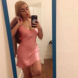 Baby Pink Silk Victoria Secret Slip💗